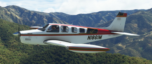 Black Square, Asobo Default & Improvement Mod Beechcraft Bonanza N1861M and Nifty 50
