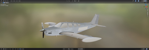 Asobo Default and Black Square Beechcraft Bonanza Paint Kit