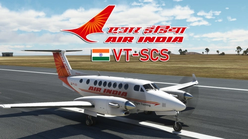 Asobo King Air 350i Air India "VT-SCS" (Fictional)