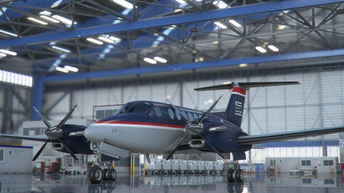 Asobo King Air 350i "N172MJ" US Airways Express (Fictional)