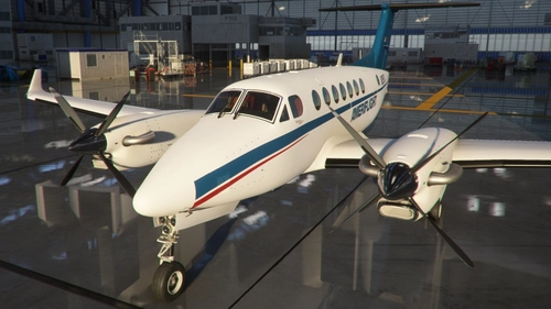Asobo King Air 350i "N255YC" AMERIFLIGHT (Fictional)