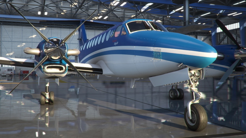 Asobo King Air 350i "N68RF" NOAA
