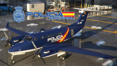 Asobo King Air 350i Policía Nacional "EC-GBB"