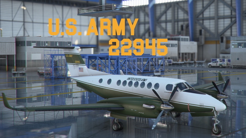 Asobo King Air 350i U.S. ARMY "22945"