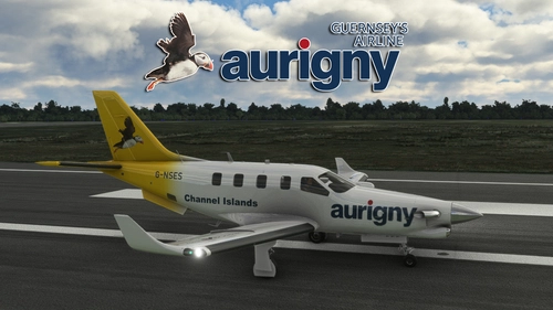 Asobo/Daher TBM930  Aurigny "G-NSES" (Fictional)