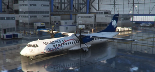 AeroMexico Connect ATR 72 [Working Cockpit version]