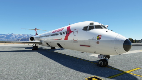 Austrian Airlines - MD-81 - OE-LDV "Oberoesterreich" - old colors
