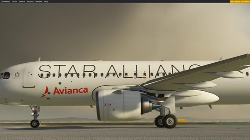 Avianca star alliance livery asobo a320neo