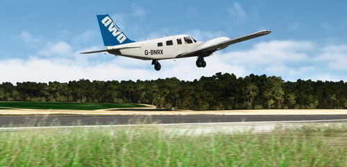 AWA - Aeronautical Web Academy Carenado PA34 Livery (G-BNRX)
