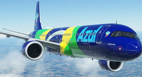 Azul (Brazilian Flag) | PR-YJE | LatinVFR A321Neo Leap | 8K Resolution