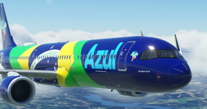 Azul (Brazilian Flag) | PR-YJE | LatinVFR A321Neo Leap | 8K Resolution thumbnail 7