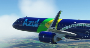 Azul (Brazilian Flag) | PR-YJE | LatinVFR A321Neo Leap | 8K Resolution thumbnail 2