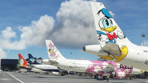 Azul Daisy Duck (Margarida) - (PR-YSK) - 8k-resolution - FlyByWire A32NX thumbnail 14