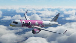 Azul Daisy Duck (Margarida) - (PR-YSK) - 8k-resolution - FlyByWire A32NX thumbnail 21