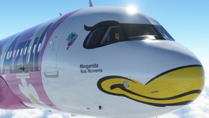 Azul Daisy Duck (Margarida) - (PR-YSK) - 8k-resolution - FlyByWire A32NX thumbnail 19