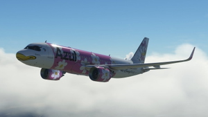 Azul Daisy Duck (Margarida) - (PR-YSK) - 8k-resolution - FlyByWire A32NX thumbnail 23