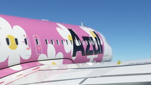 Azul Daisy Duck (Margarida) - (PR-YSK) - 8k-resolution - FlyByWire A32NX thumbnail 22
