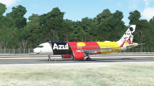 Azul Mickey Mouse - (PR-YSH) - 8k-resolution - FlyByWire A32NX 2.0 thumbnail 23