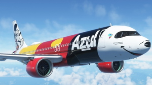 Azul Mickey Mouse - (PR-YSH) - 8k-resolution - FlyByWire A32NX 2.0 thumbnail 11
