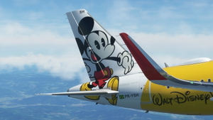 Azul Mickey Mouse - (PR-YSH) - 8k-resolution - FlyByWire A32NX 2.0 thumbnail 17