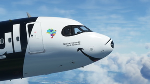 Azul Mickey Mouse - (PR-YSH) - 8k-resolution - FlyByWire A32NX 2.0 thumbnail 16