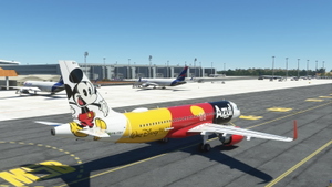 Azul Mickey Mouse - (PR-YSH) - 8k-resolution - FlyByWire A32NX 2.0 thumbnail 5