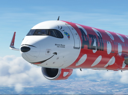 Azul "Minnie Mouse" | PR-YJF | LatinVFR A321Neo Leap | 8K Resolution