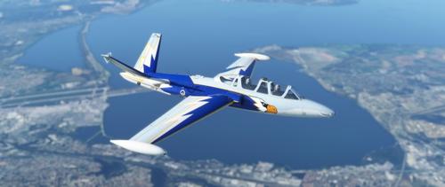 Azurpoly CM170 Magister Armée de l'air 499AF 2 Million Hours Of Flight.