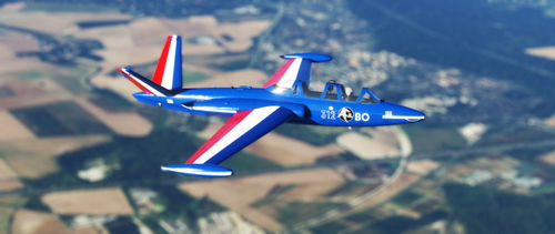 Azurpoly CM170 Magister Armée de l'air 312-BO/555.