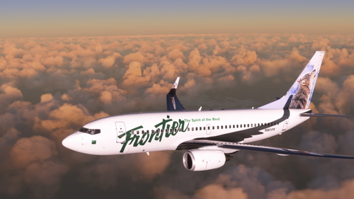 B737-700 FRONTIER AIRLINES RETRO