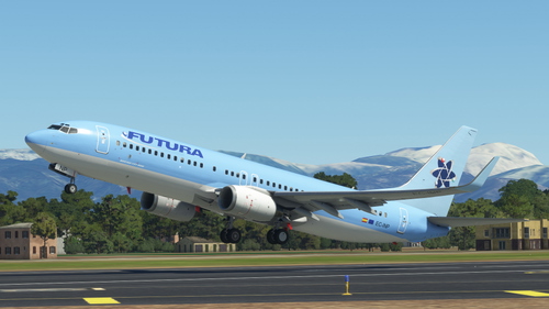 B737-800 Futura International EC-INP (Britannia hybrid)