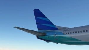 B737-800 | Garuda Indonesia | PK-GFX | 4K thumbnail 4