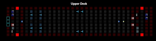 B737-600 PMDG SLC Cabin Layout 112 PAX