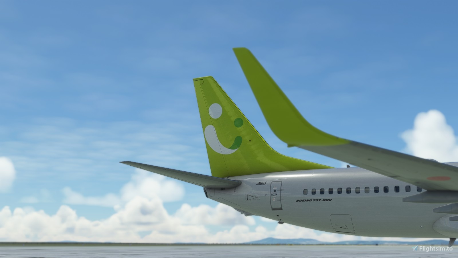 B737-800 | Solaseed Air | JA811X | 4K for Microsoft Flight 