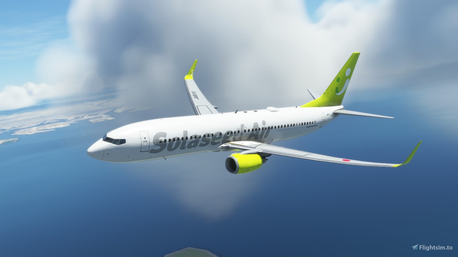 B737-800 | Solaseed Air | JA811X | 4K for Microsoft Flight 