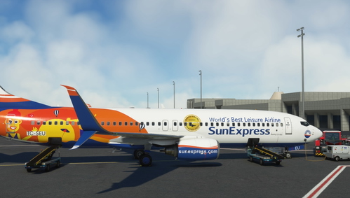 B737-800 SunExpress Special Best Airline Livery (w/Cabin)