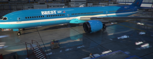 B787 _BREST air