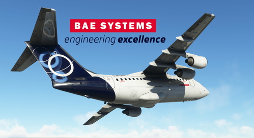 BAe 146-100 BAE Systems Livery G-BLRA