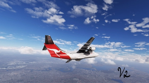 [v2] QantasLink (National Jet) VH-NJY [Remade!] - JF BAe146-100
