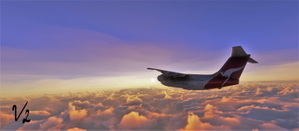 [v2] QantasLink (National Jet) VH-NJY [Remade!] - JF BAe146-100 thumbnail 5