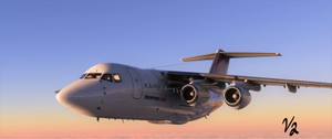 [v2] QantasLink (National Jet) VH-NJY [Remade!] - JF BAe146-100 thumbnail 6
