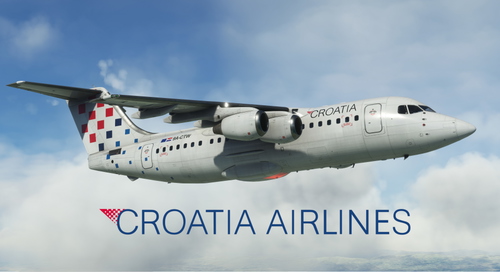 BAe 146-200 Croatia Airlines Modern 9A-CTW
