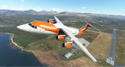 BAe 146-200 Easyjet G-EZUK (Fictional)