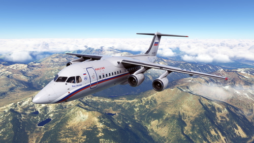 BAe 146-200 Rossiya Special Flight Squadron RA-61716 (4k, fictional)