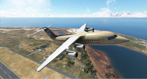 BAe 146-200QC Titan Airways G-ZAPK