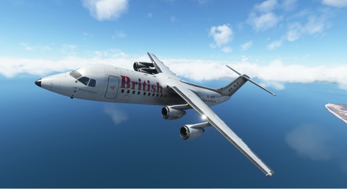 BAe 146-300 British Air Ferries G-BRAB