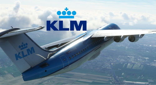 BAe 146-300 KLM Newer Style PH-WHR
