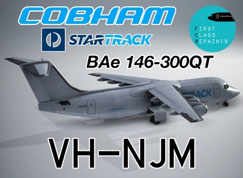 BAe 146-300QT Cobham Startrack VH-NJM