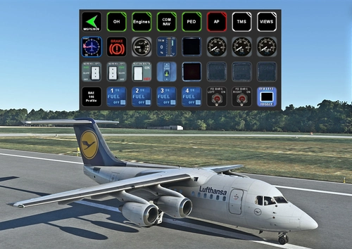 BAE 146 STREAMDECK XL PROFILE (need Lorby's AXIS AND OHs)