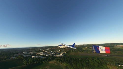 Bagolu-c152-neoflybannertow-Allez France by Newdeclic V2.0